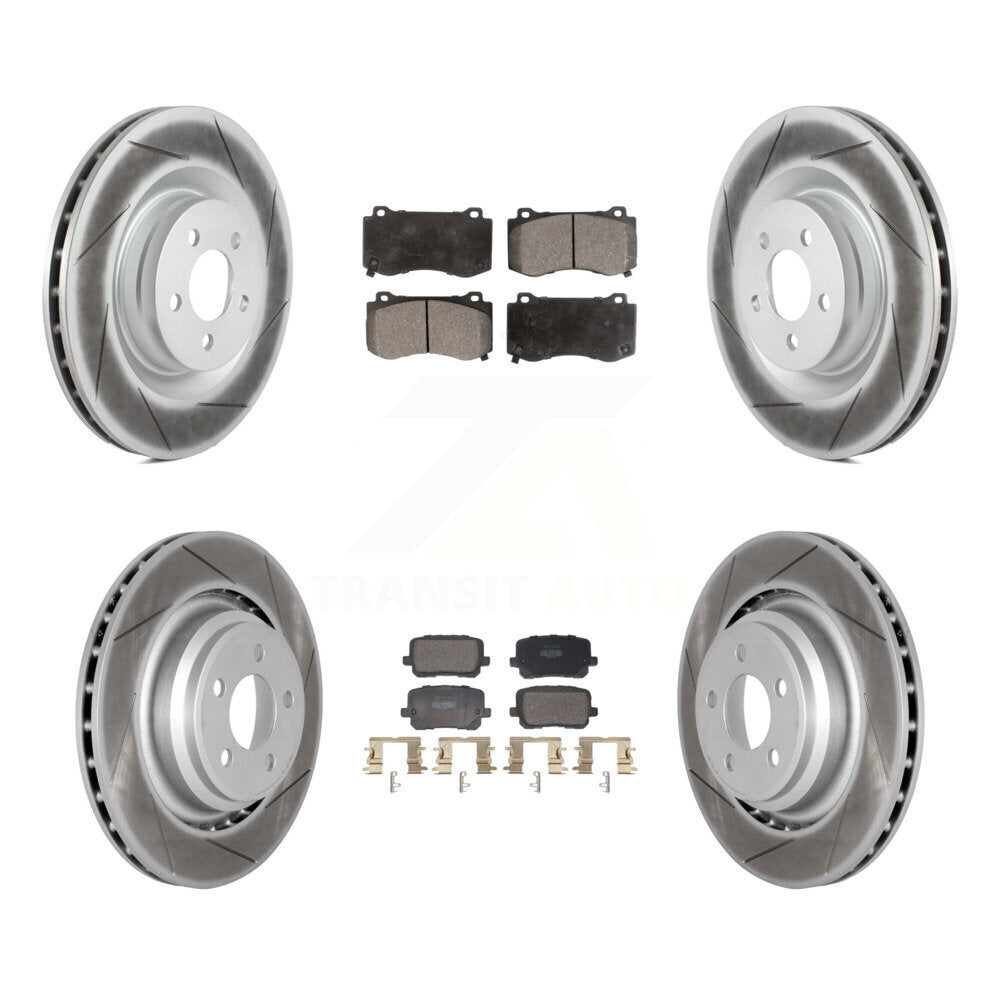 Transit Auto KGF-103122 Disc Brake Kit for 2014-2016 Dodge Charger - Front and Rear