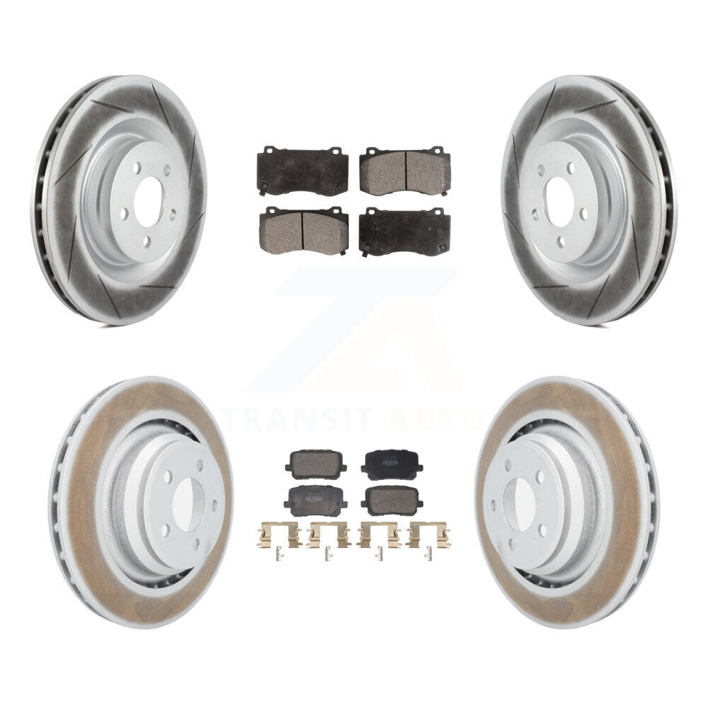 Transit Auto KGF-103123 Disc Brake Kit for 2014-2016 Dodge Charger - Front and Rear
