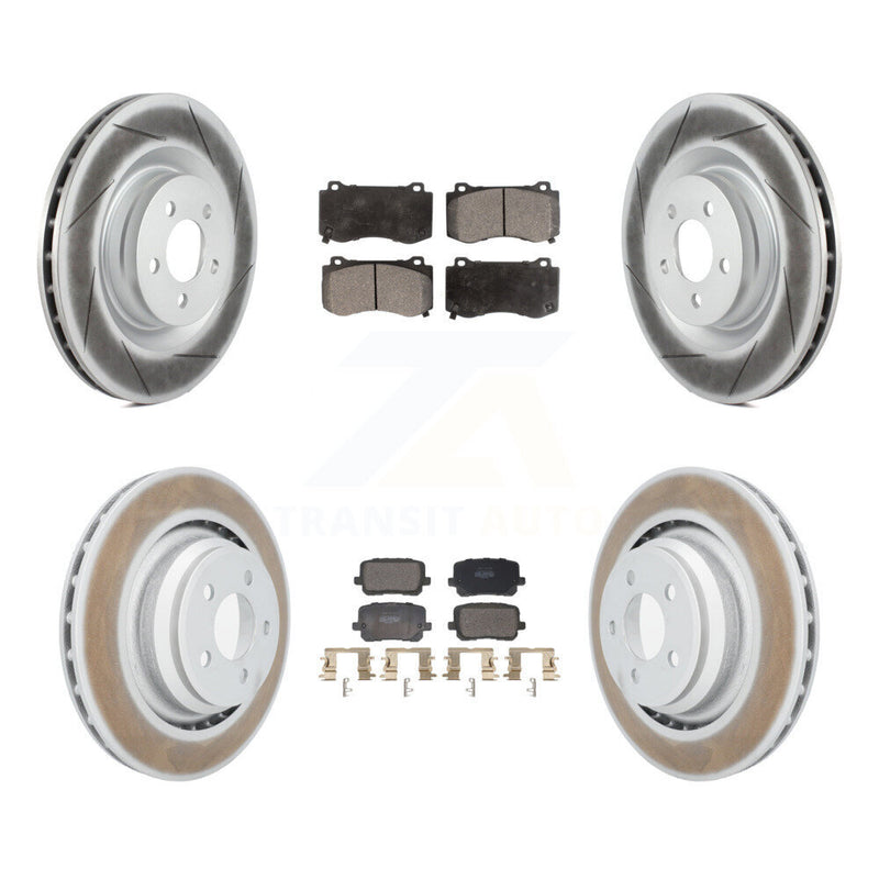Transit Auto KGF-103123 Disc Brake Kit for 2014-2016 Dodge Charger - Front and Rear