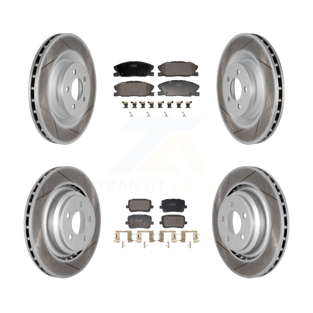 Transit Auto KGF-103124 Disc Brake Kit for 2014-2021 Dodge Charger - Front and Rear