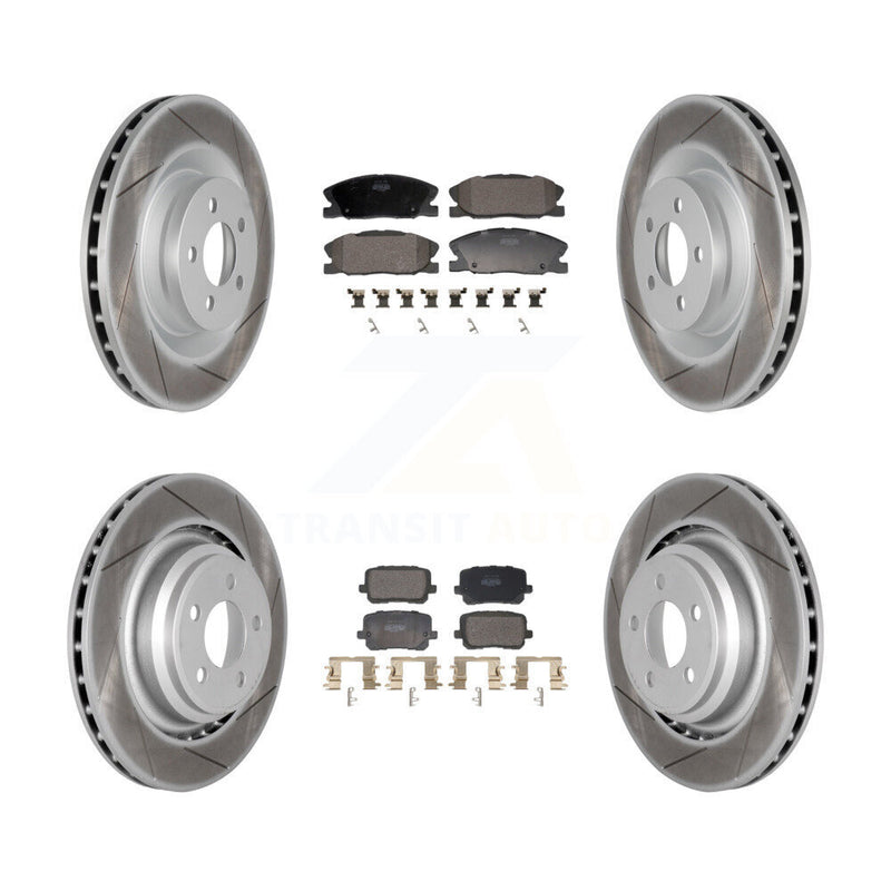 Transit Auto KGF-103124 Disc Brake Kit for 2014-2021 Dodge Charger - Front and Rear