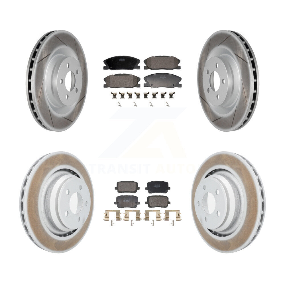 Transit Auto KGF-103125 Disc Brake Kit for 2014-2021 Dodge Charger - Front and Rear
