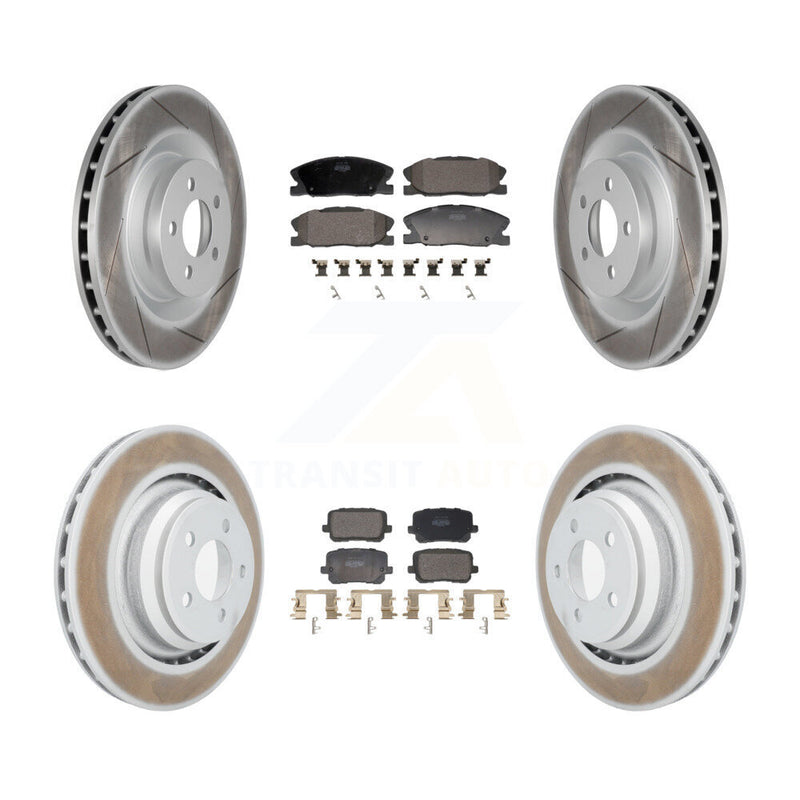 Transit Auto KGF-103125 Disc Brake Kit for 2014-2021 Dodge Charger - Front and Rear