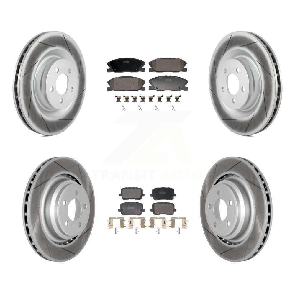Transit Auto KGF-103126 Disc Brake Kit for 2014-2021 Dodge Charger - Front and Rear