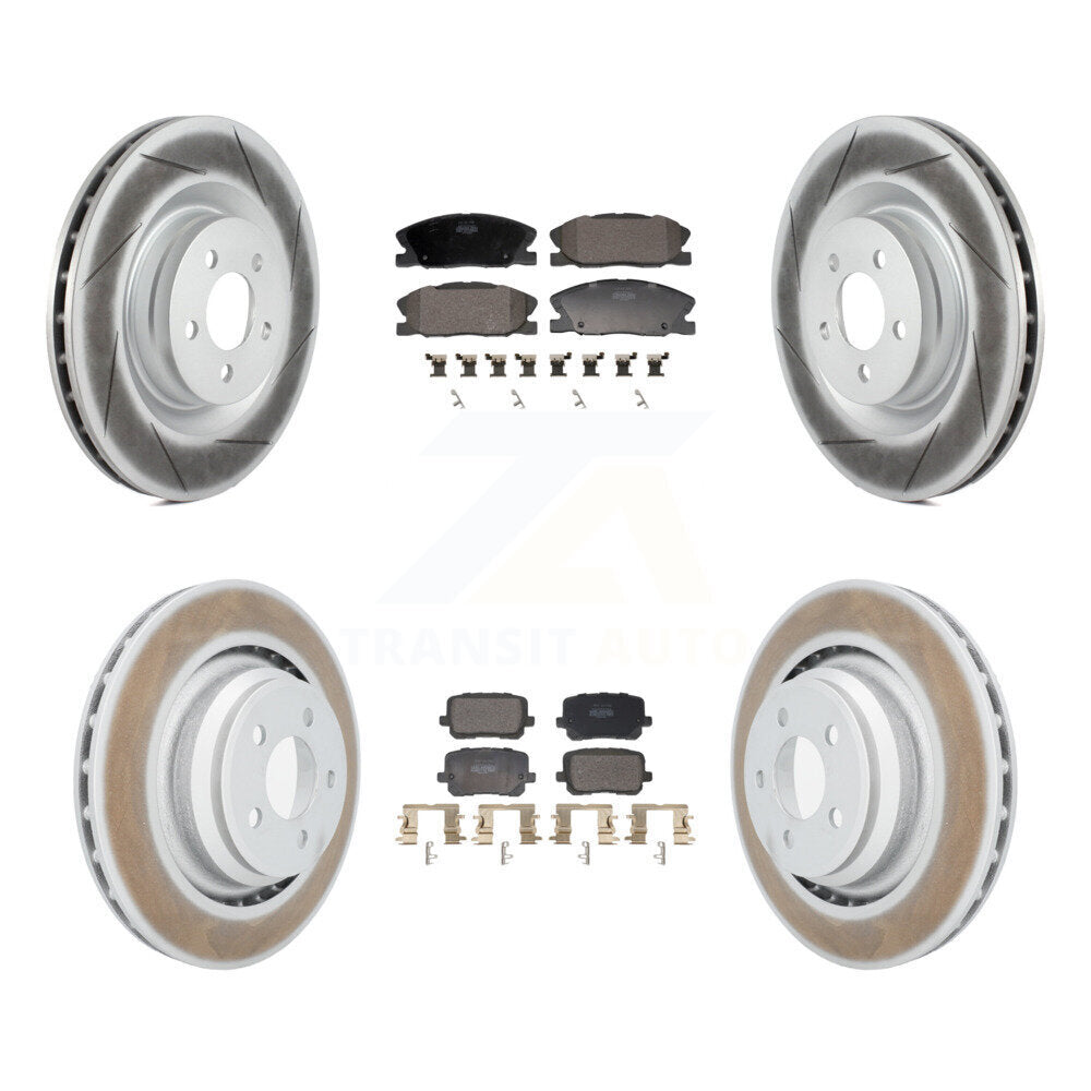 Transit Auto KGF-103127 Disc Brake Kit for 2014-2021 Dodge Charger - Front and Rear