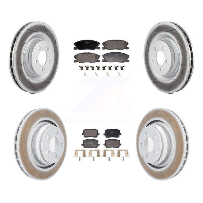 Transit Auto KGF-103127 Disc Brake Kit for 2014-2021 Dodge Charger - Front and Rear
