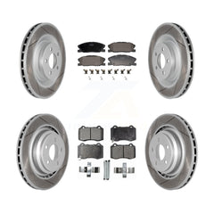 Transit Auto KGF-103128 Disc Brake Kit for 2014-2021 Dodge Charger - Front and Rear