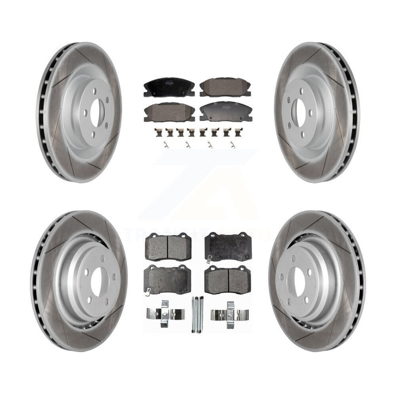 Transit Auto KGF-103128 Disc Brake Kit for 2014-2021 Dodge Charger - Front and Rear