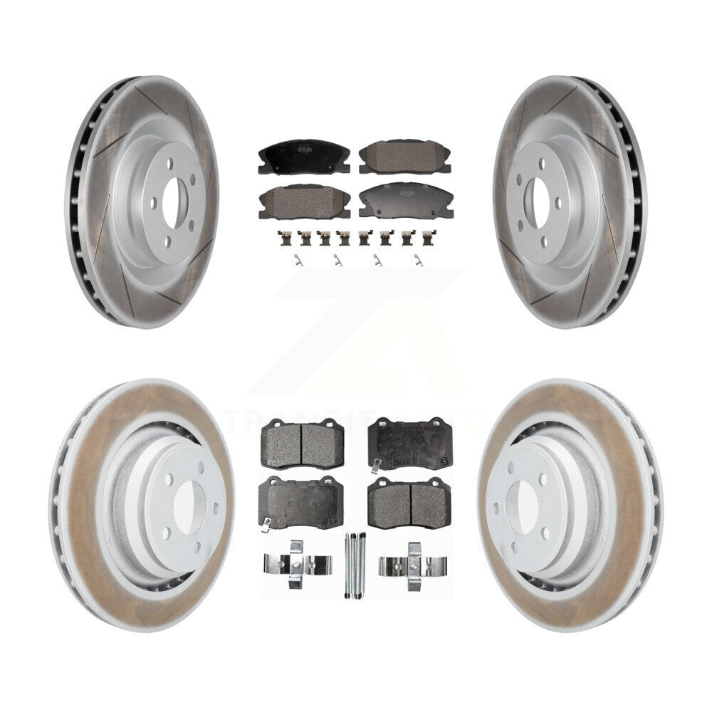Transit Auto KGF-103129 Disc Brake Kit for 2014-2021 Dodge Charger - Front and Rear