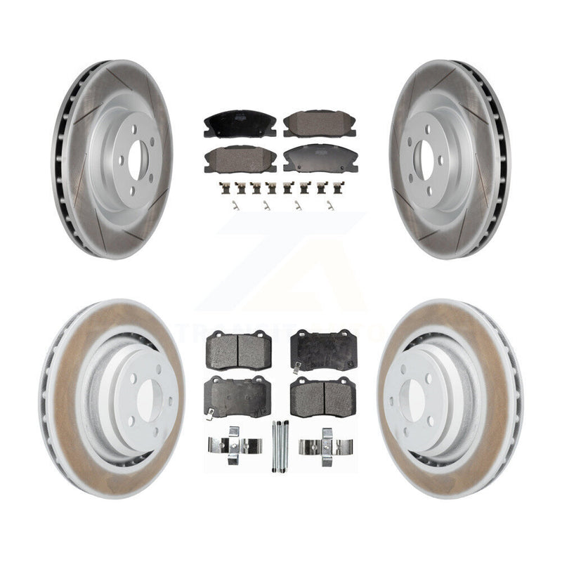Transit Auto KGF-103129 Disc Brake Kit for 2014-2021 Dodge Charger - Front and Rear