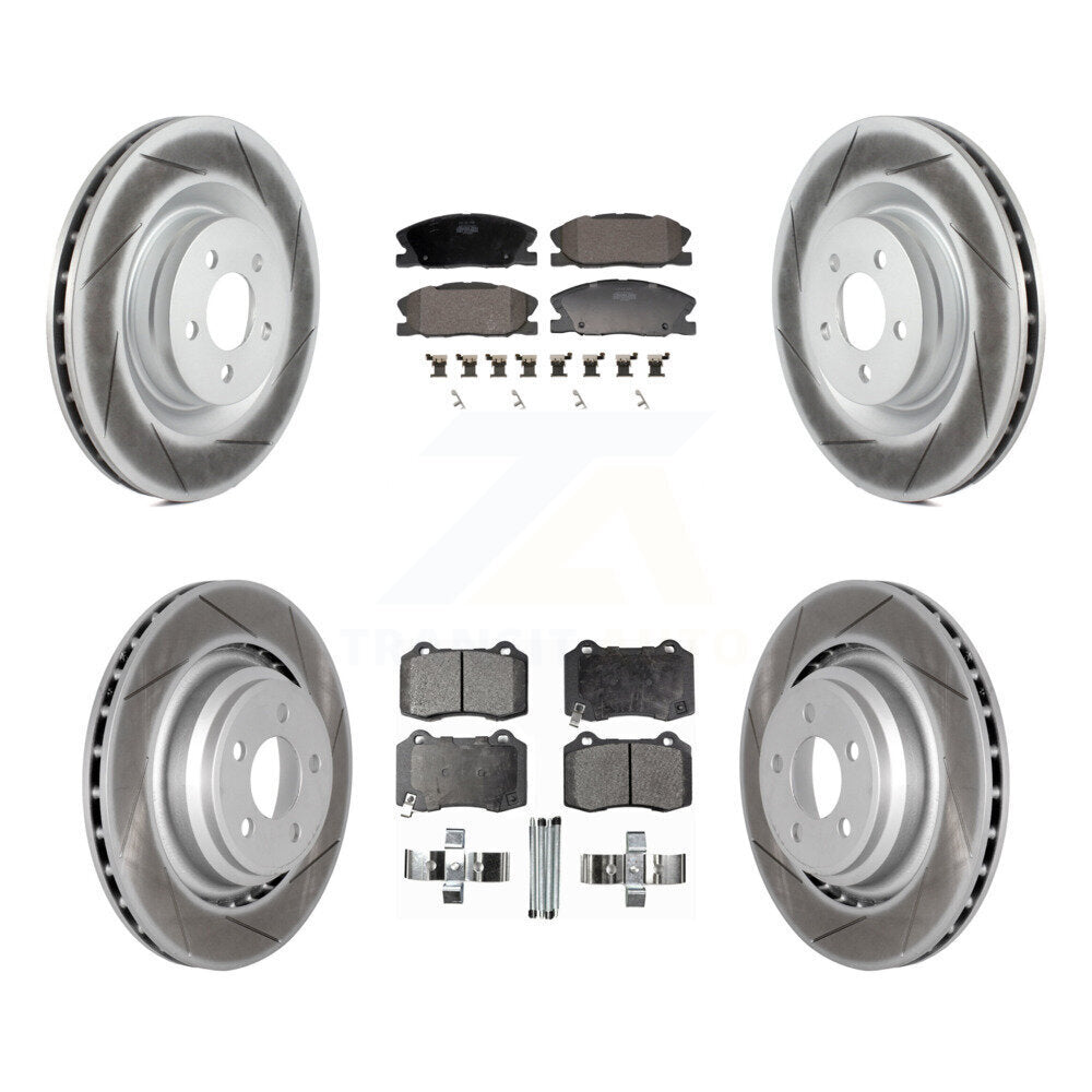 Transit Auto KGF-103130 Disc Brake Kit for 2014-2021 Dodge Charger - Front and Rear