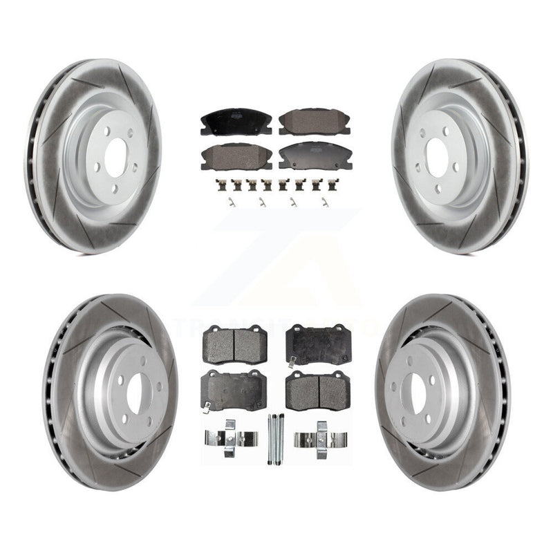 Transit Auto KGF-103130 Disc Brake Kit for 2014-2021 Dodge Charger - Front and Rear