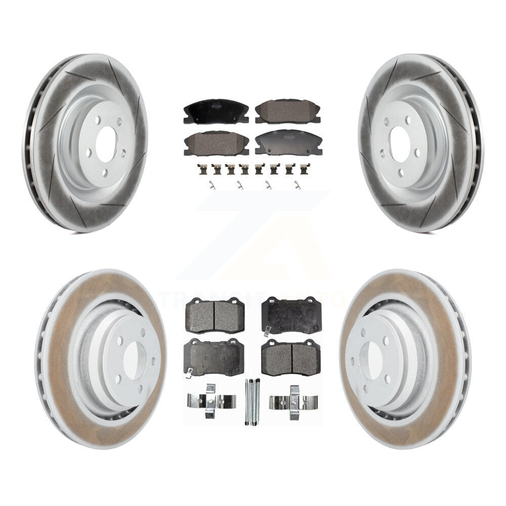 Transit Auto KGF-103131 Disc Brake Kit for 2014-2021 Dodge Charger - Front and Rear