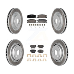 Transit Auto KGF-103132 Disc Brake Kit for 2015 Dodge Charger - Front and Rear