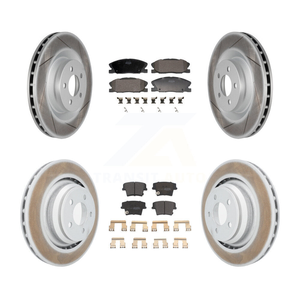 Transit Auto KGF-103133 Disc Brake Kit for 2015 Dodge Charger - Front and Rear