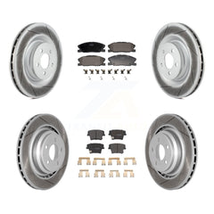 Transit Auto KGF-103134 Disc Brake Kit for 2015 Dodge Charger - Front and Rear