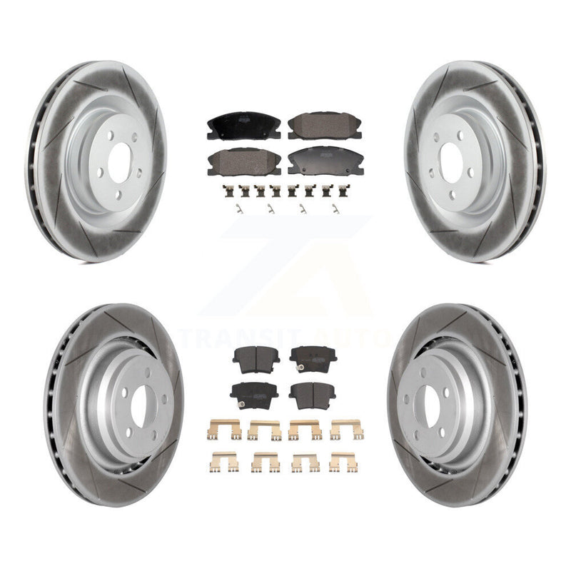Transit Auto KGF-103134 Disc Brake Kit for 2015 Dodge Charger - Front and Rear