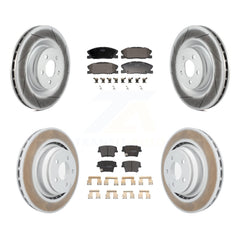 Transit Auto KGF-103135 Disc Brake Kit for 2015 Dodge Charger - Front and Rear
