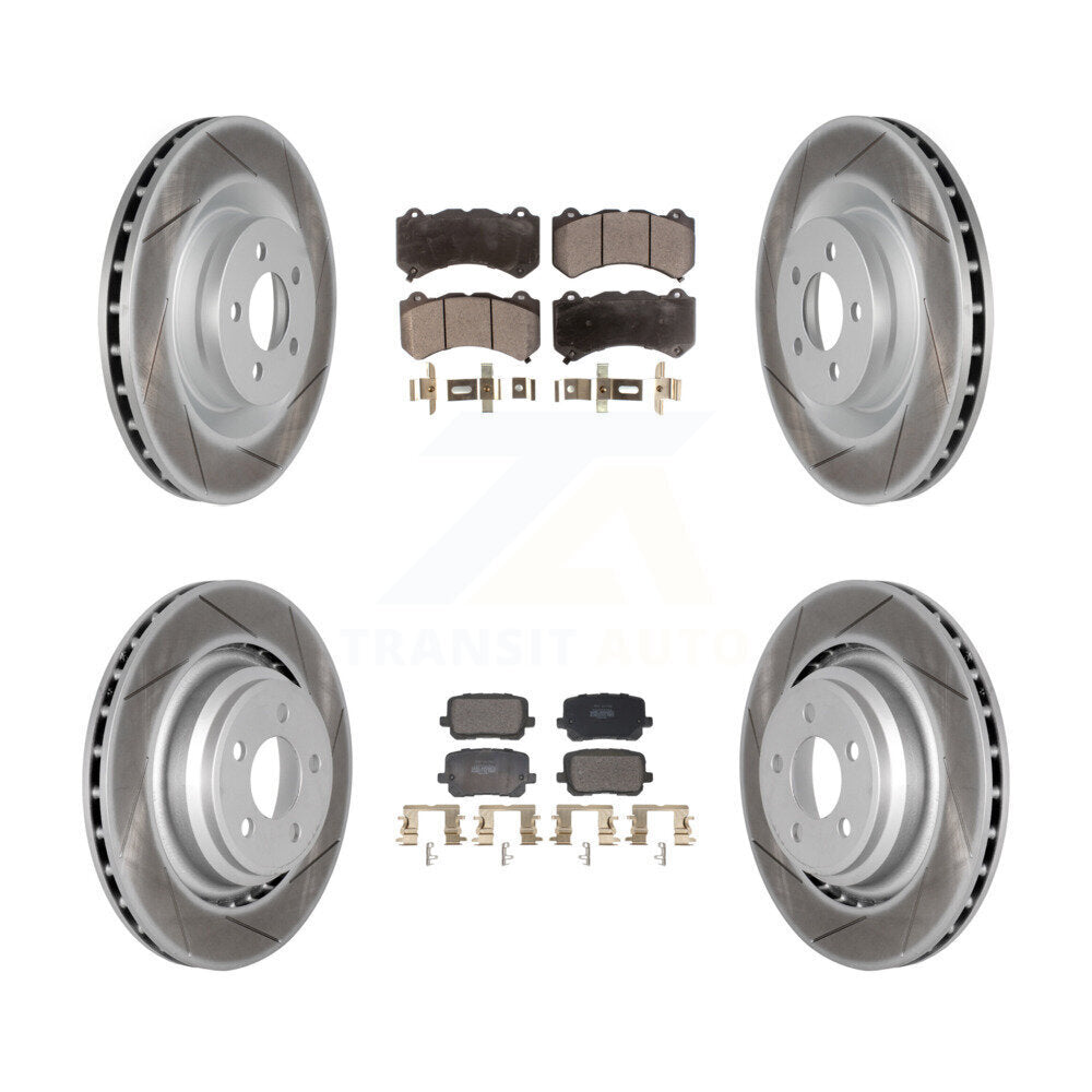 Transit Auto KGF-103136 Disc Brake Kit for 2016 Dodge Charger - Front and Rear