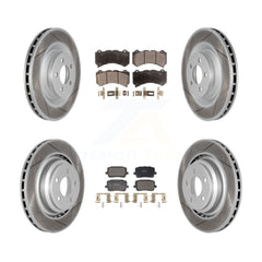 Transit Auto KGF-103136 Disc Brake Kit for 2016 Dodge Charger - Front and Rear