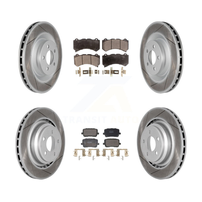 Transit Auto KGF-103136 Disc Brake Kit for 2016 Dodge Charger - Front and Rear