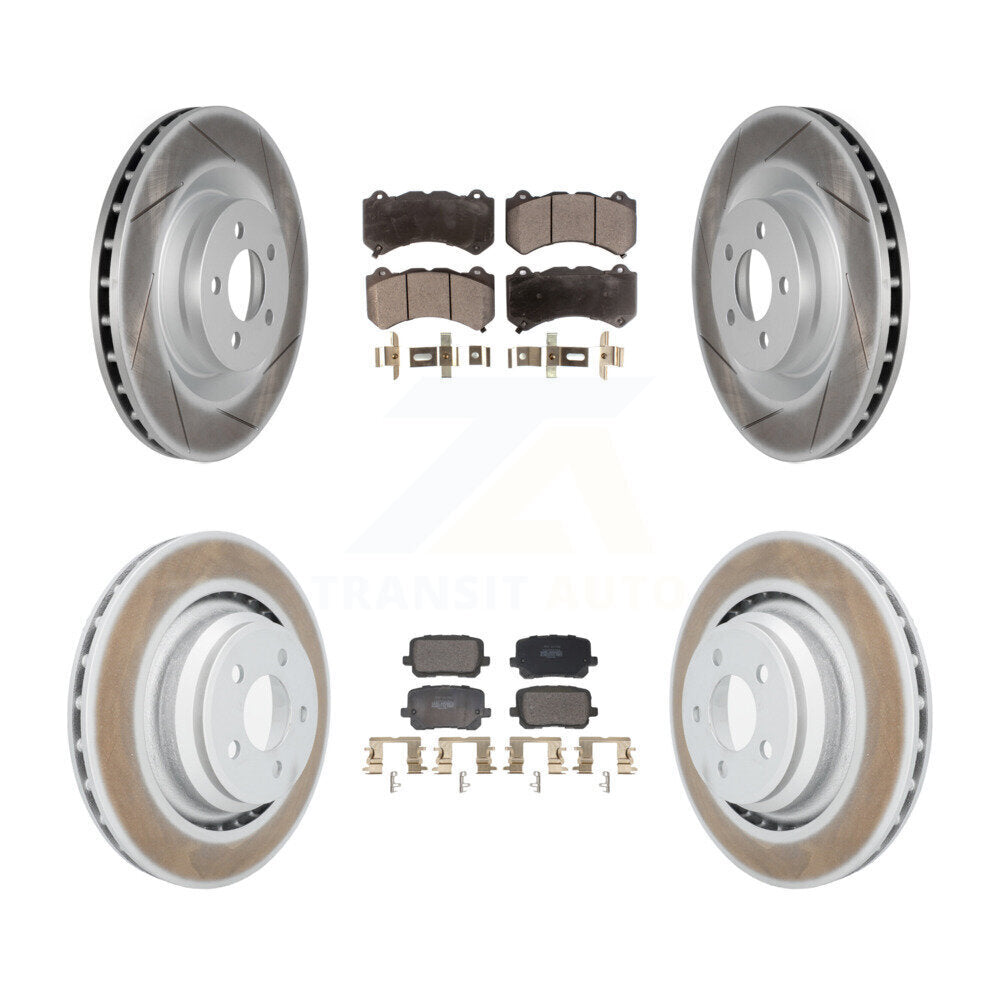 Transit Auto KGF-103137 Disc Brake Kit for 2016 Dodge Charger - Front and Rear