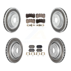 Transit Auto KGF-103138 Disc Brake Kit for 2016 Dodge Charger - Front and Rear