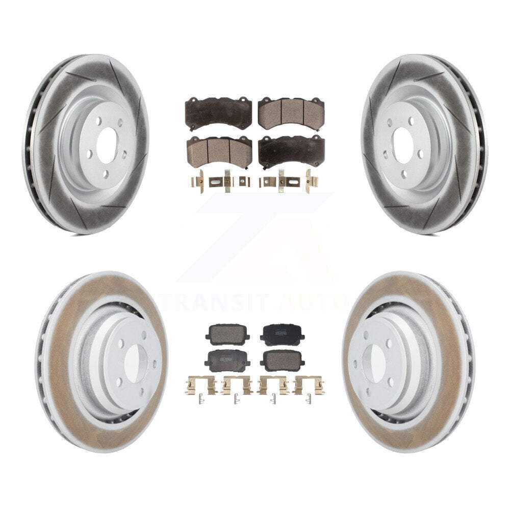 Transit Auto KGF-103139 Disc Brake Kit for 2016 Dodge Charger - Front and Rear