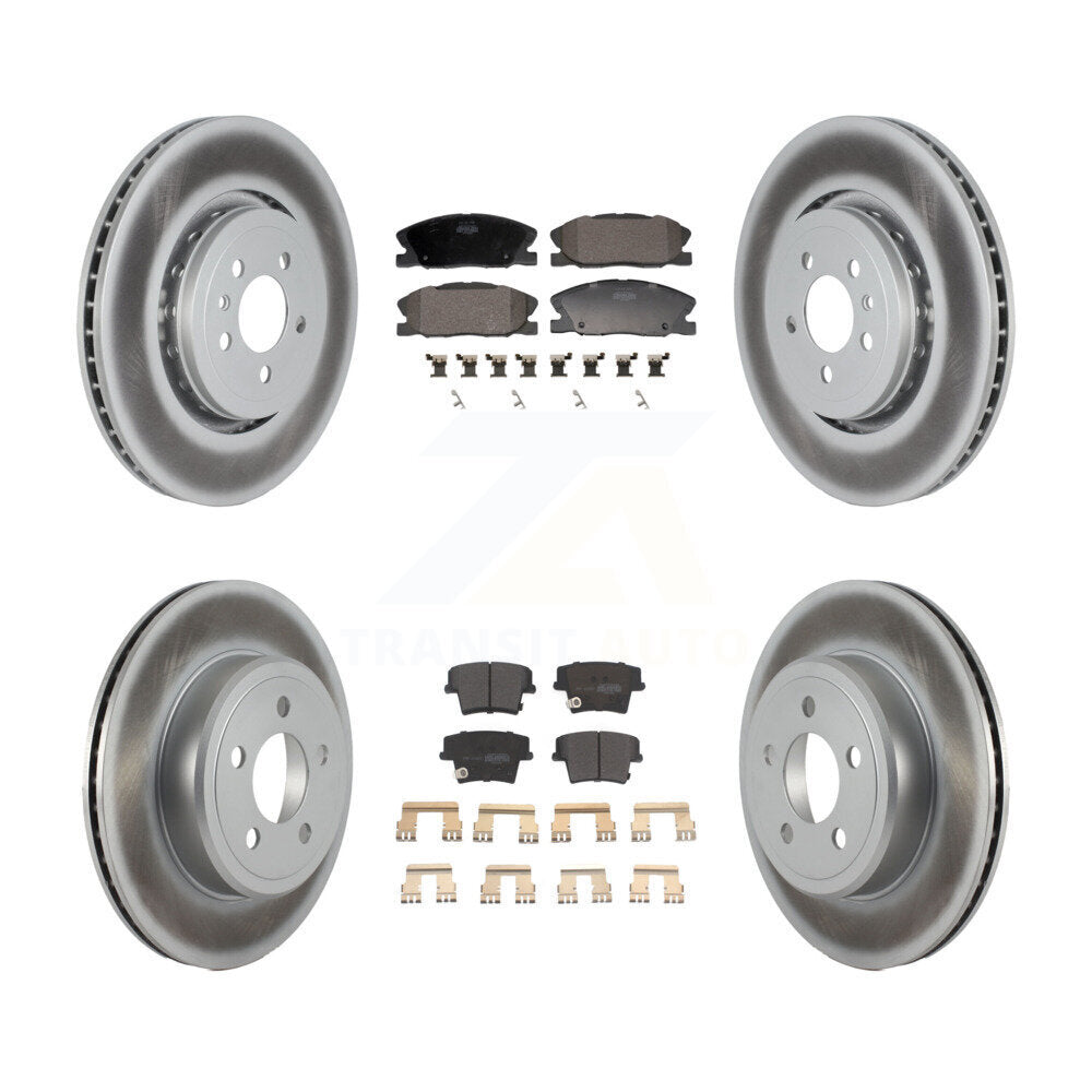 Transit Auto KGF-103140 Disc Brake Kit for 2017-2018 Dodge Charger - Front and Rear