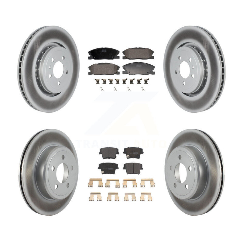 Transit Auto KGF-103140 Disc Brake Kit for 2017-2018 Dodge Charger - Front and Rear