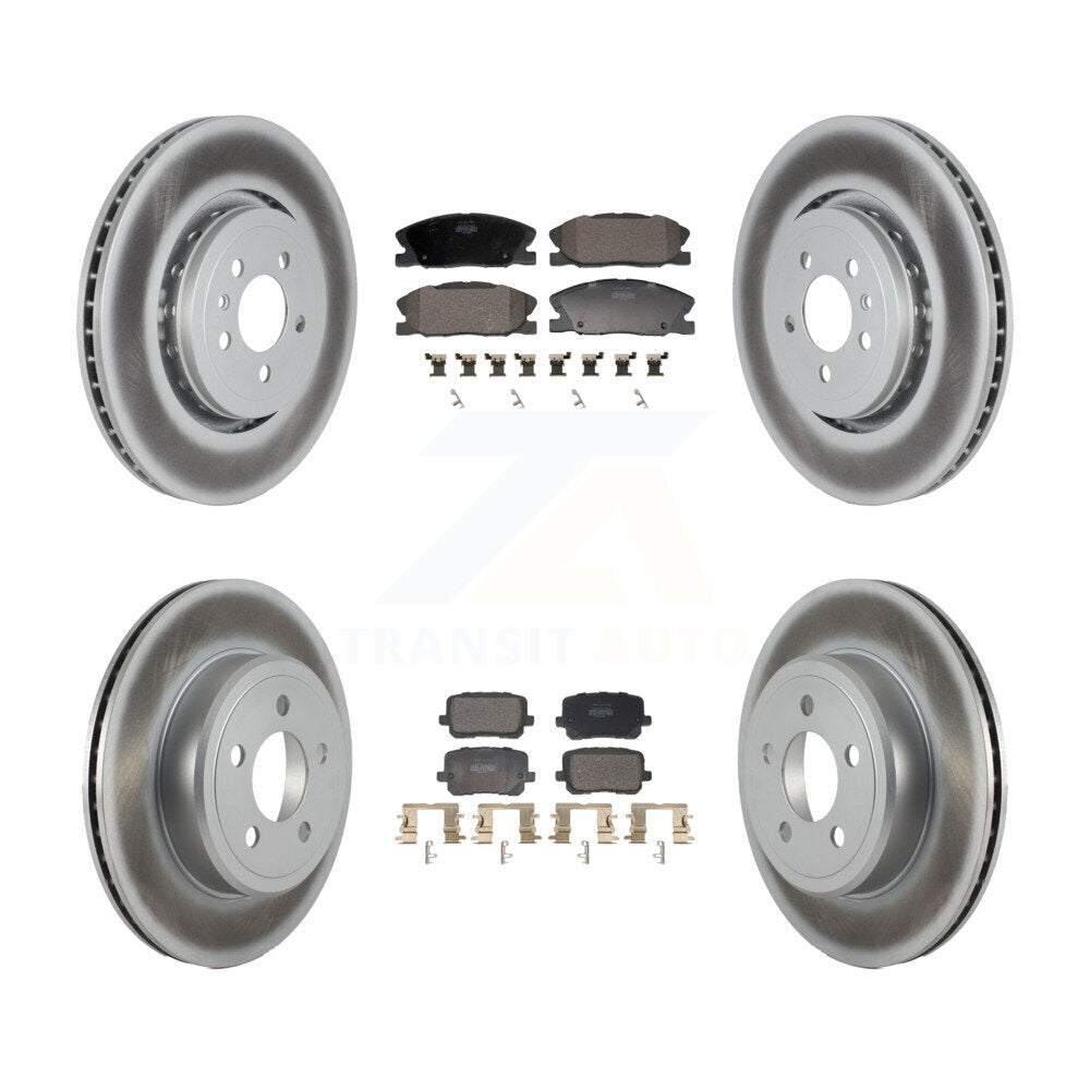 Transit Auto KGF-103141 Disc Brake Kit for 2017-2018 Dodge Charger - Front and Rear