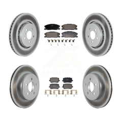 Transit Auto KGF-103141 Disc Brake Kit for 2017-2018 Dodge Charger - Front and Rear