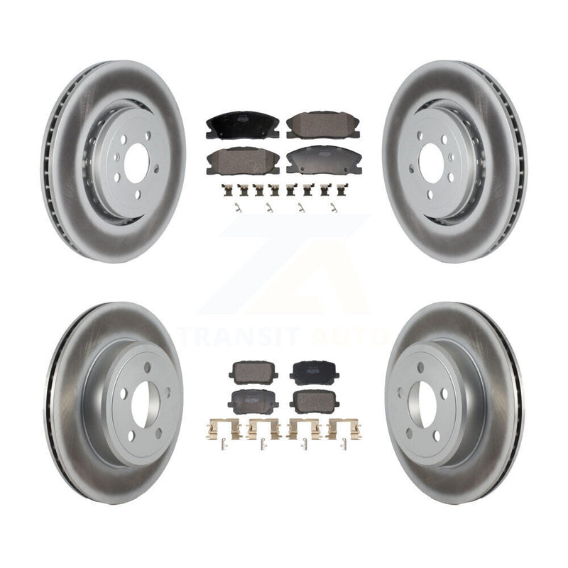 Transit Auto KGF-103141 Disc Brake Kit for 2017-2018 Dodge Charger - Front and Rear