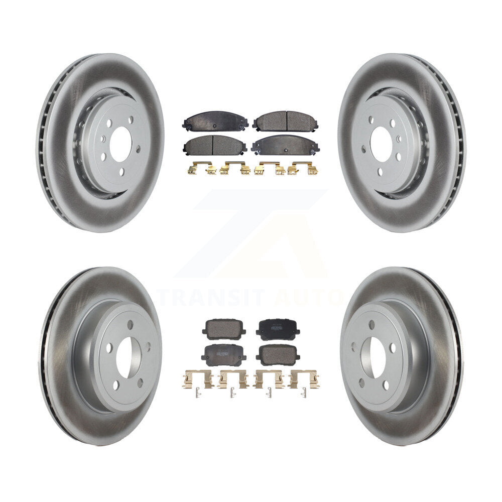 Transit Auto KGF-103142 Disc Brake Kit for 2017-2018 Dodge Charger - Front and Rear