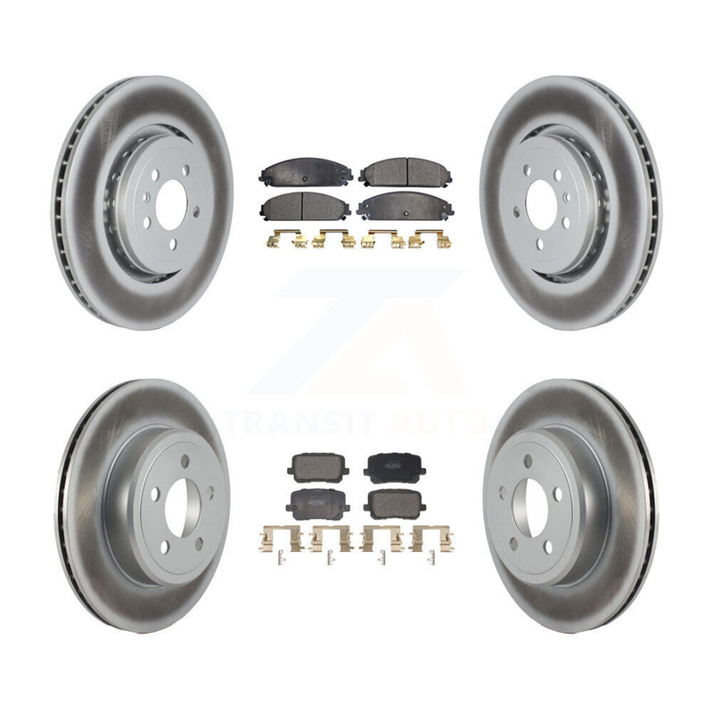 Transit Auto KGF-103142 Disc Brake Kit for 2017-2018 Dodge Charger - Front and Rear
