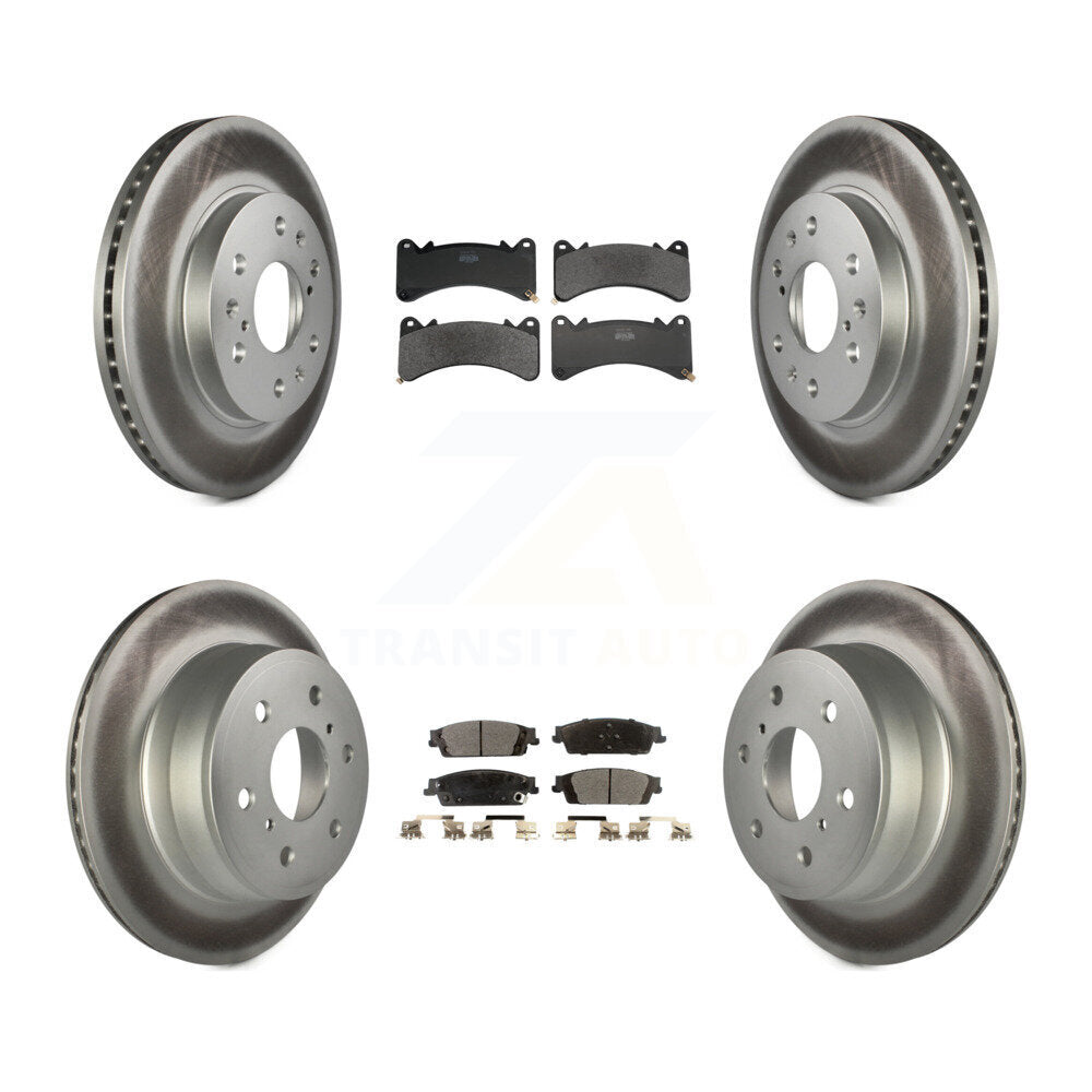 Transit Auto KGF-103143 Disc Brake Kit for 2014-2020 Chevrolet Suburban, Cadillac Escalade and More - Front and Rear