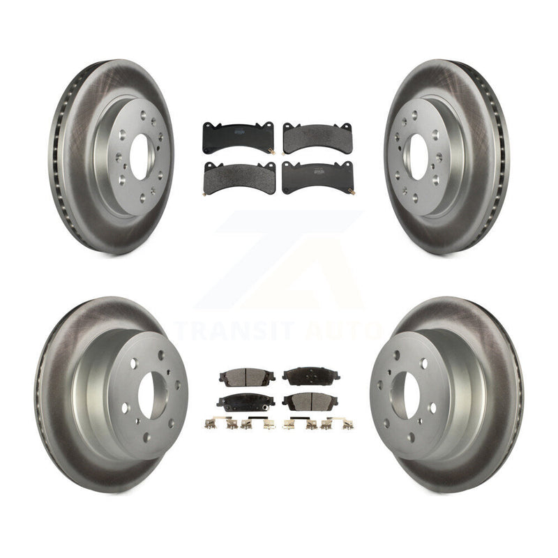 Transit Auto KGF-103143 Disc Brake Kit for 2014-2020 Chevrolet Suburban, Cadillac Escalade and More - Front and Rear