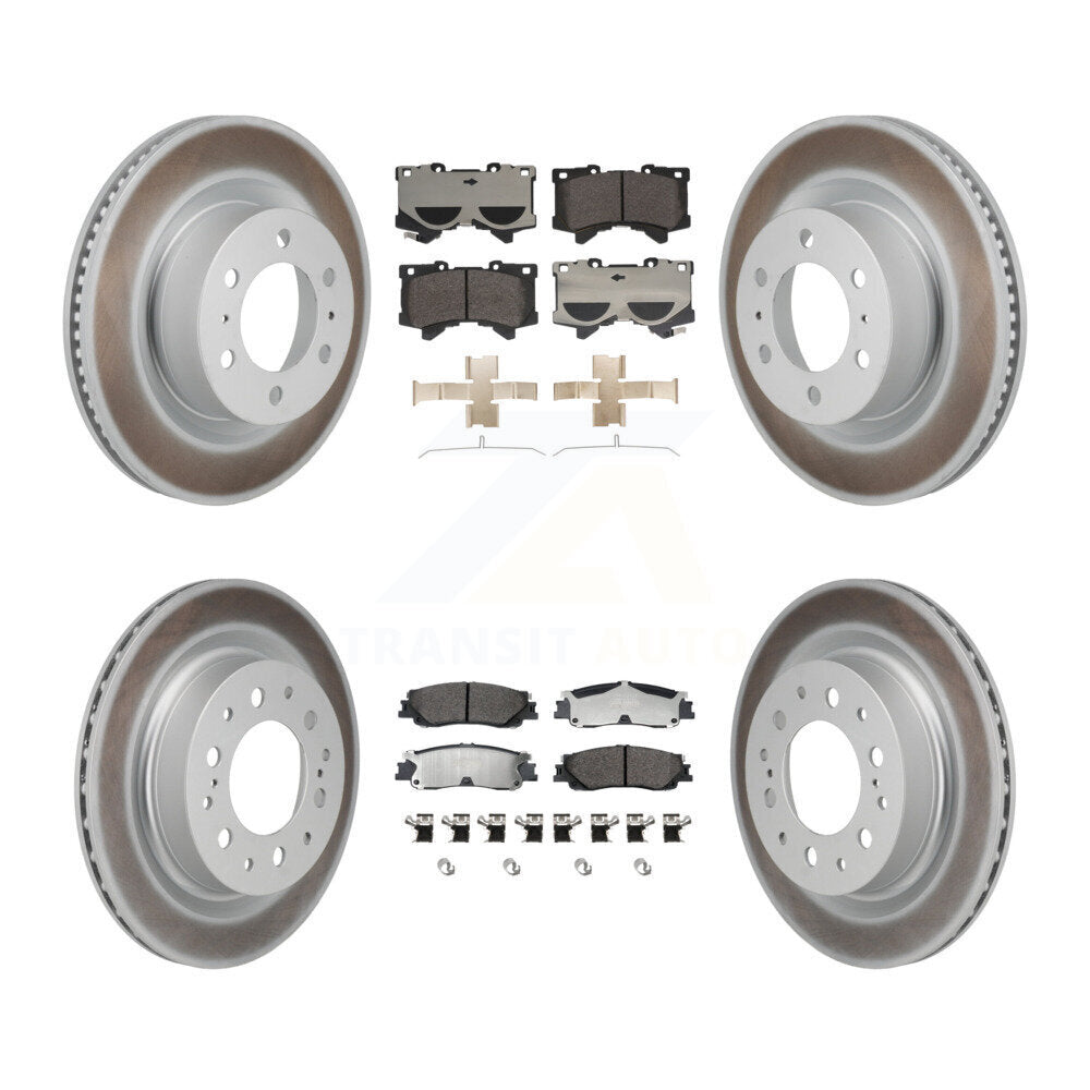 Transit Auto KGF-103149 Disc Brake Kit for 2022-2024 Toyota Sequoia, Lexus LX600, Toyota Tundra - Front and Rear