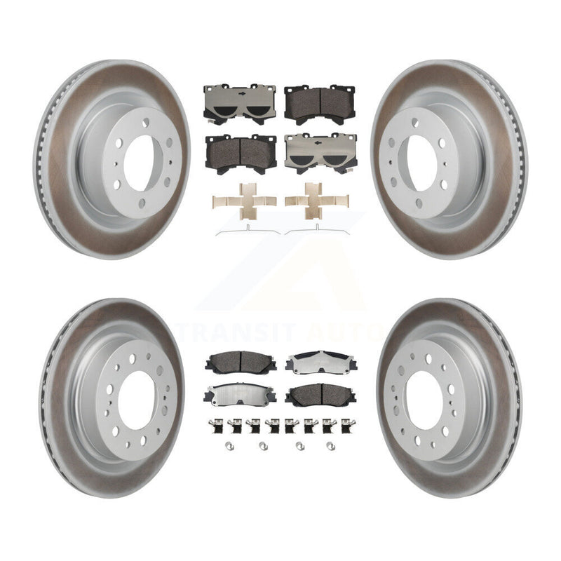 Transit Auto KGF-103149 Disc Brake Kit for 2022-2024 Toyota Sequoia, Lexus LX600, Toyota Tundra - Front and Rear