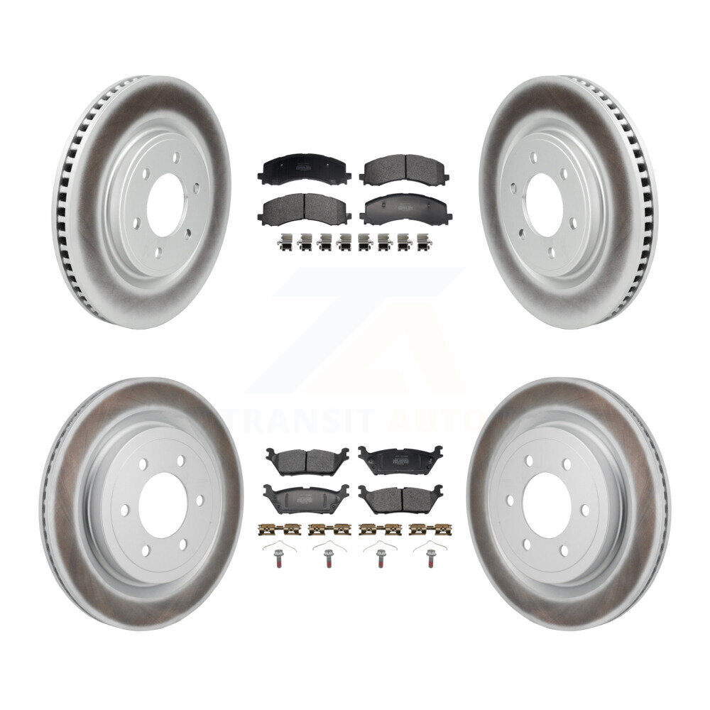 Transit Auto KGF-103156 Disc Brake Kit for 2022-2023 Ford F-150 Lightning - Front and Rear