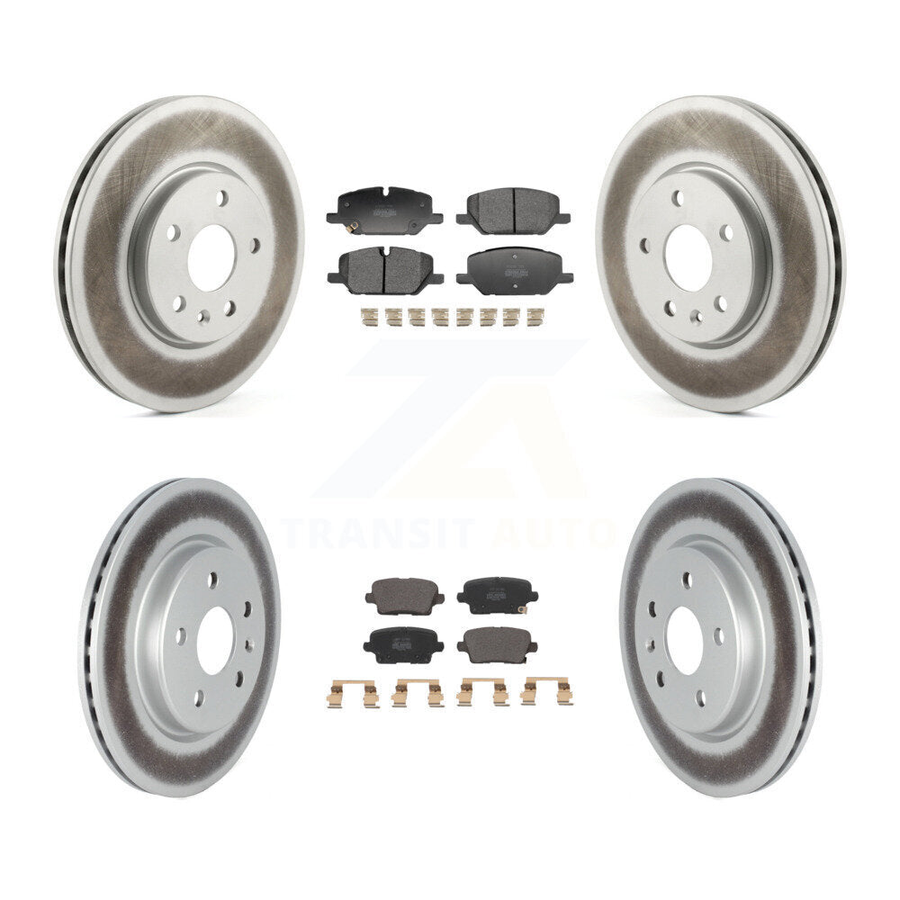 Transit Auto KGF-103164 Disc Brake Kit for 2020-2023 Buick Envision, Cadillac XT4 - Front and Rear