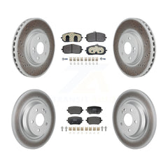 Transit Auto KGF-103167 Disc Brake Kit for 2020-2023 Mercedes-Benz EQB 300, Mercedes-Benz EQB 350, Mercedes-Benz GLB250 - Front and Rear