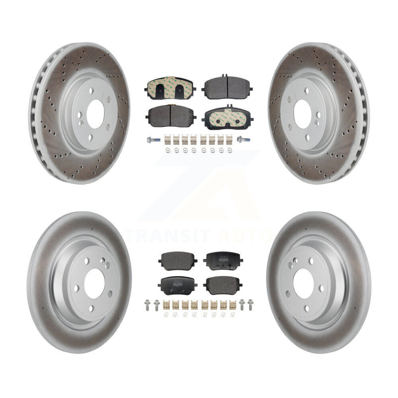 Transit Auto KGF-103167 Disc Brake Kit for 2020-2023 Mercedes-Benz EQB 300, Mercedes-Benz EQB 350, Mercedes-Benz GLB250 - Front and Rear