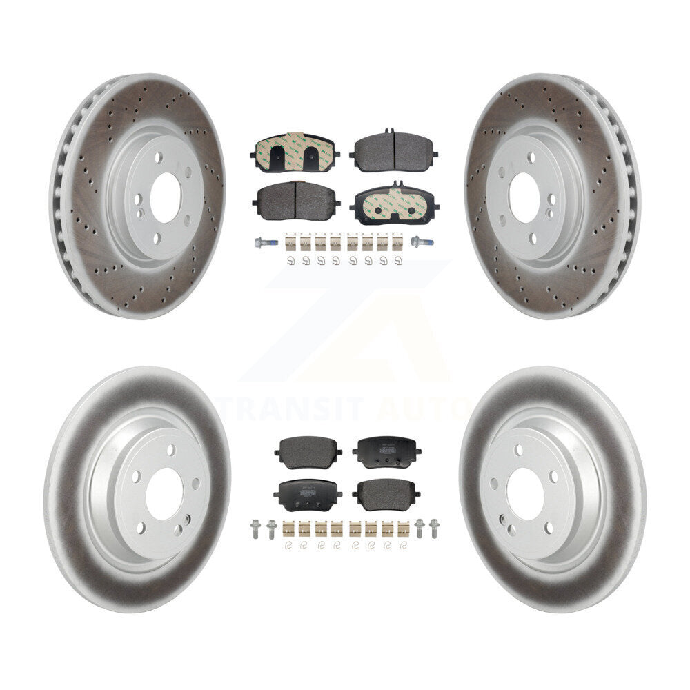 Transit Auto KGF-103168 Disc Brake Kit for 2020-2023 Mercedes-Benz EQB 300, Mercedes-Benz EQB 350, Mercedes-Benz GLB250 - Front and Rear