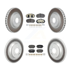 Transit Auto KGF-103168 Disc Brake Kit for 2020-2023 Mercedes-Benz EQB 300, Mercedes-Benz EQB 350, Mercedes-Benz GLB250 - Front and Rear