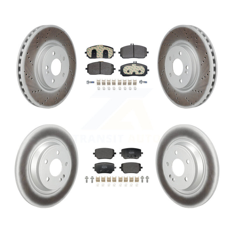 Transit Auto KGF-103168 Disc Brake Kit for 2020-2023 Mercedes-Benz EQB 300, Mercedes-Benz EQB 350, Mercedes-Benz GLB250 - Front and Rear
