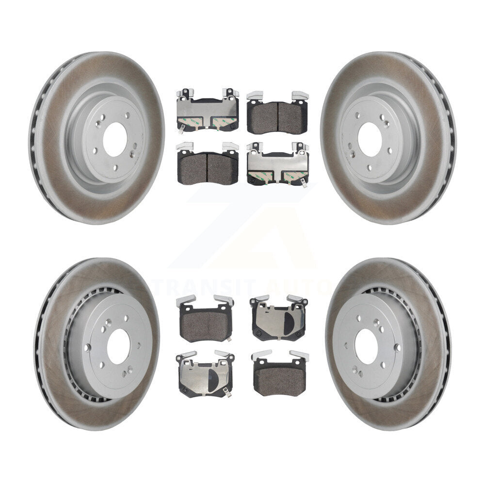 Transit Auto KGF-103173 Disc Brake Kit for 2018-2022 Genesis G70, Kia Stinger - Front and Rear