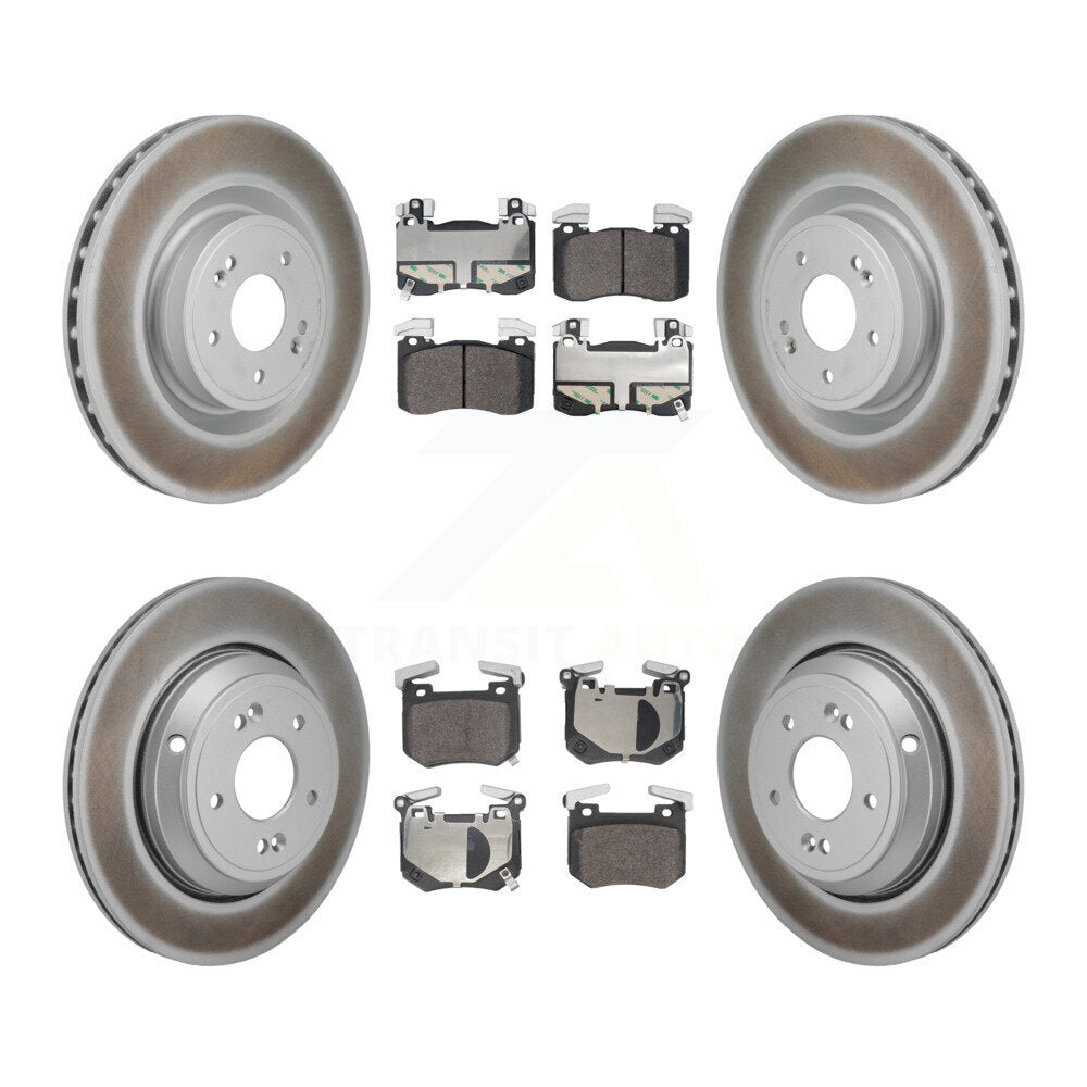 Transit Auto KGF-103174 Disc Brake Kit for 2022 Genesis G70 - Front and Rear