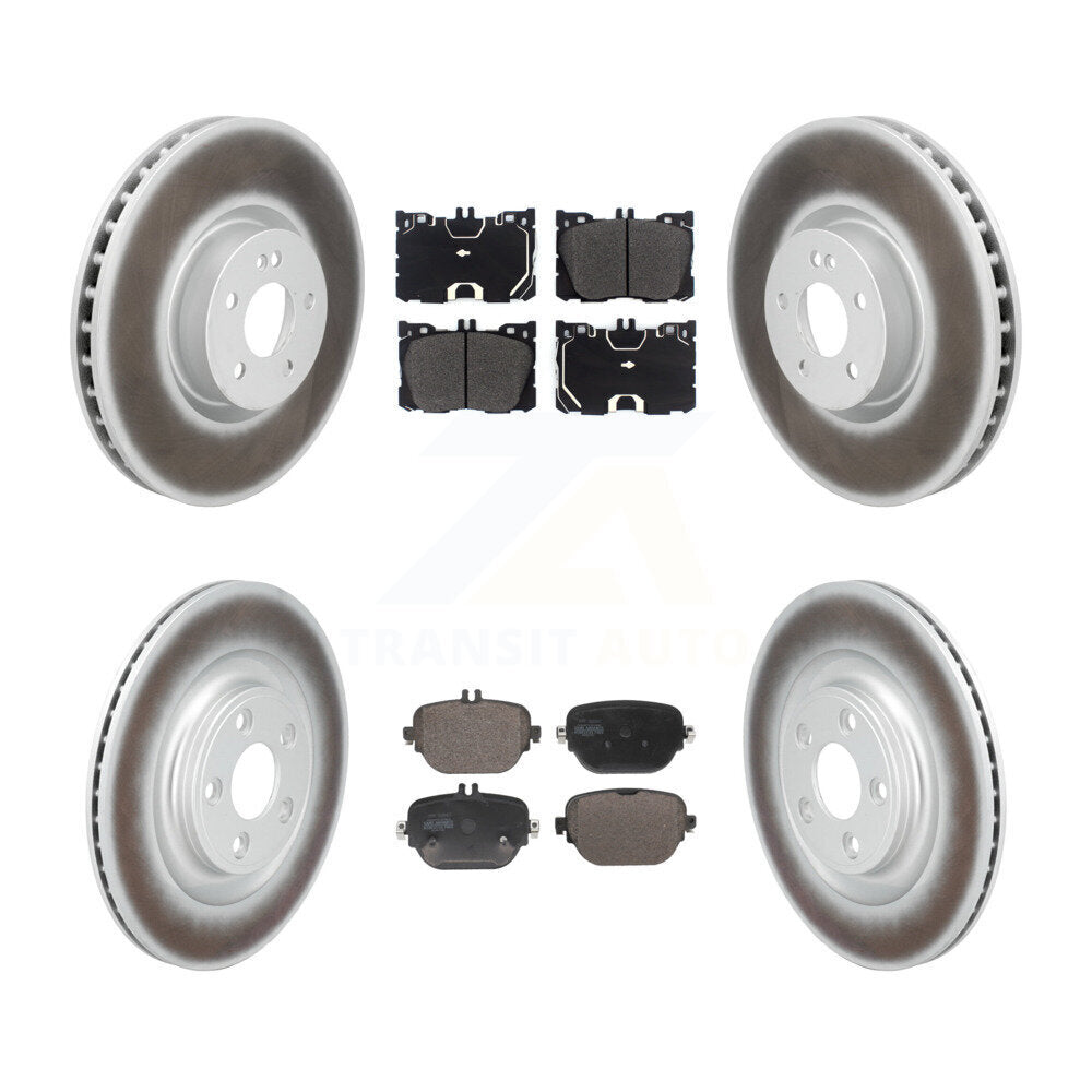 Transit Auto KGF-103176 Disc Brake Kit for 2017-2022 Mercedes-Benz E450, Mercedes-Benz E53 AMG and More - Front and Rear