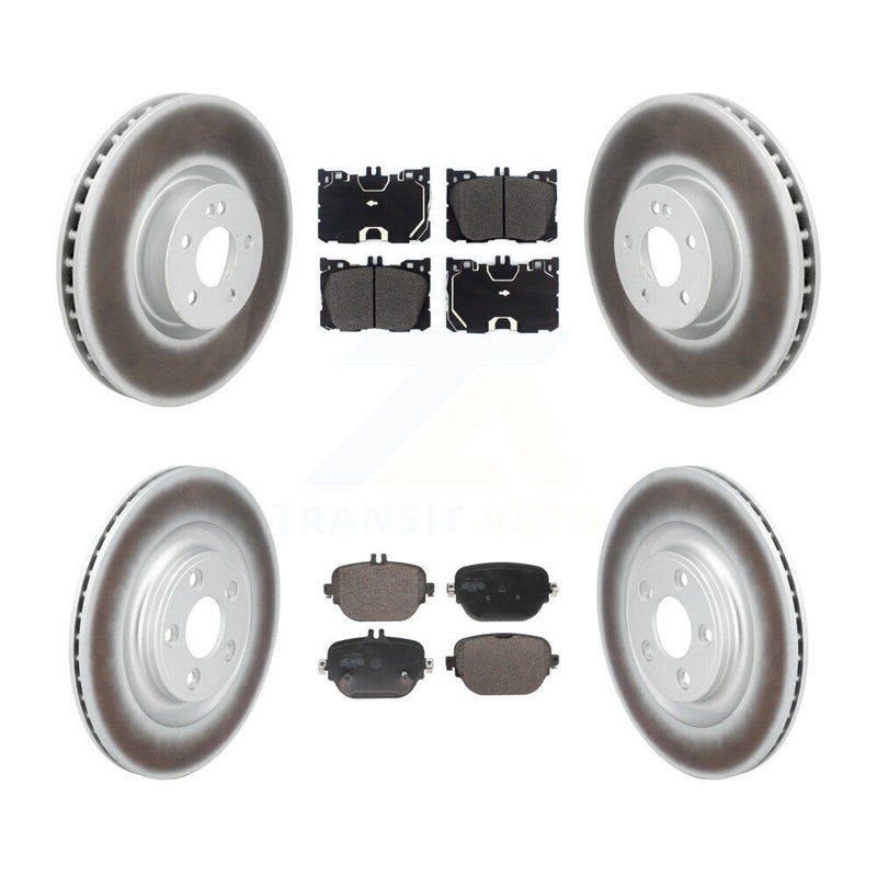 Transit Auto KGF-103176 Disc Brake Kit for 2017-2022 Mercedes-Benz E450, Mercedes-Benz E53 AMG and More - Front and Rear